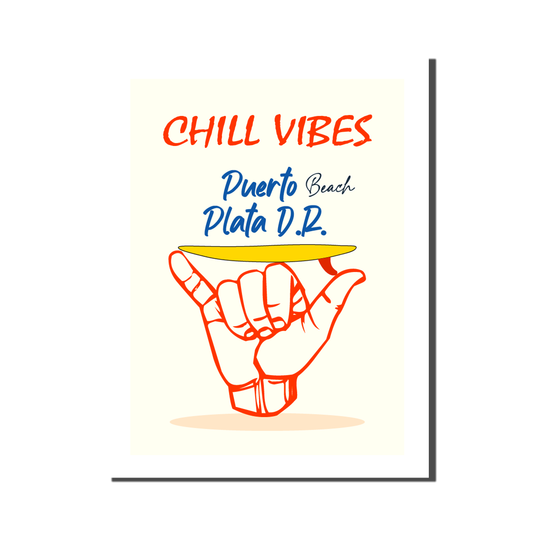 Chil vibes dedos cuadrado